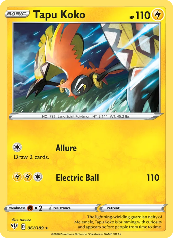 Tapu Koko · Darkness Ablaze 61/189