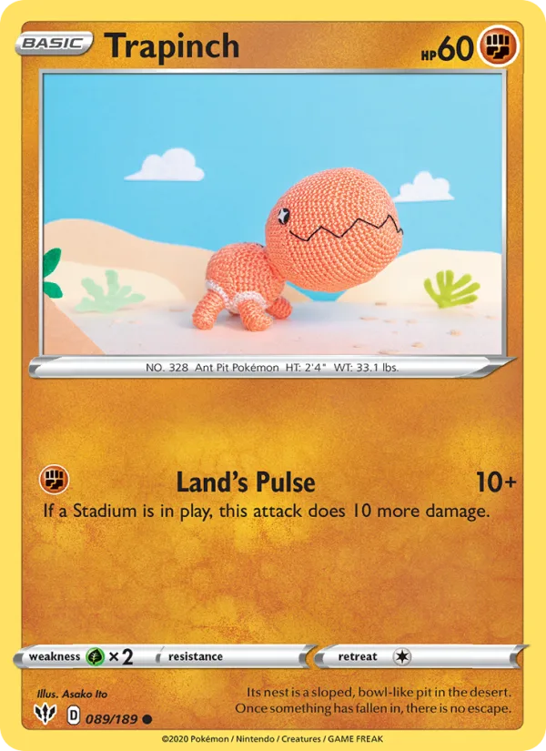 Trapinch · Darkness Ablaze 89/189