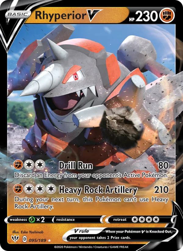 Rhyperior V · Darkness Ablaze 95/189