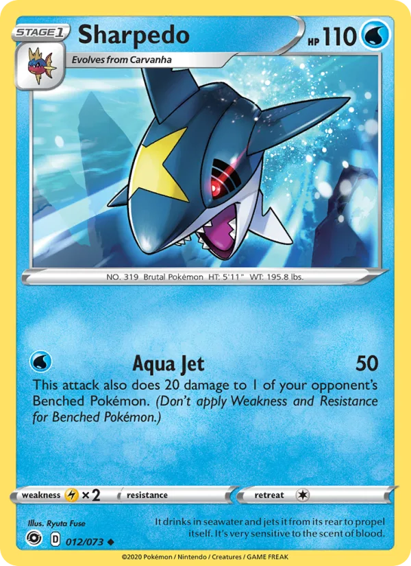 Sharpedo · Champion's Path 12/73