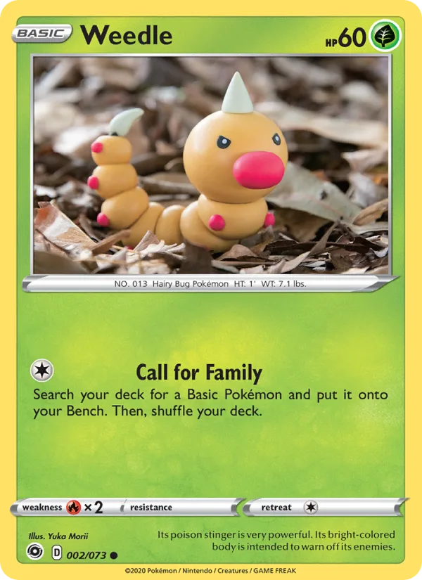 Weedle · Champion's Path 2/73
