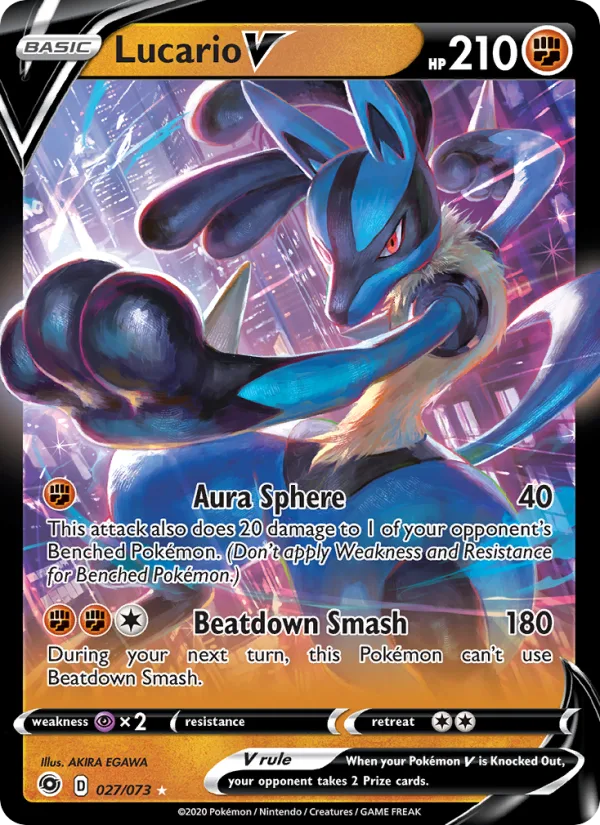 Lucario V · Champion's Path 27/73