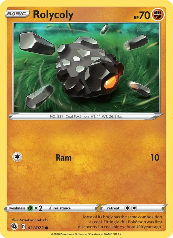 Rolycoly · Champion's Path 31/73