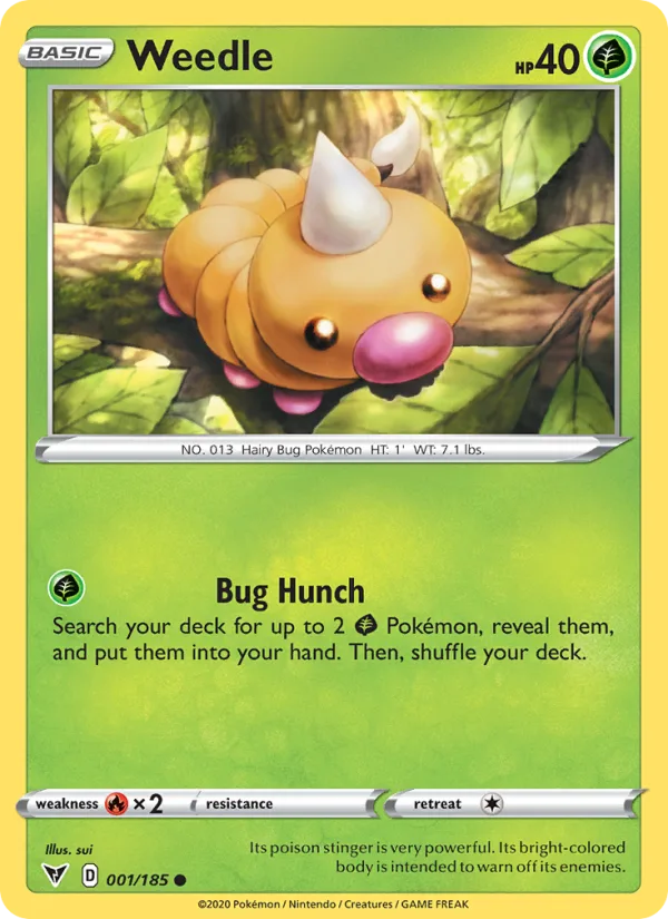 Weedle · Vivid Voltage 1/185