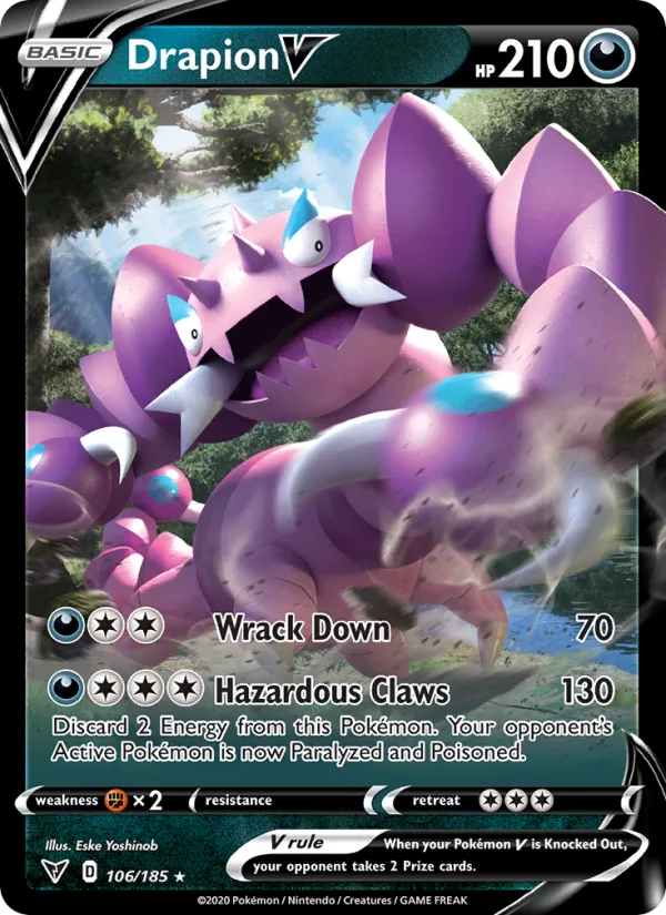 Drapion V · Vivid Voltage 106/185