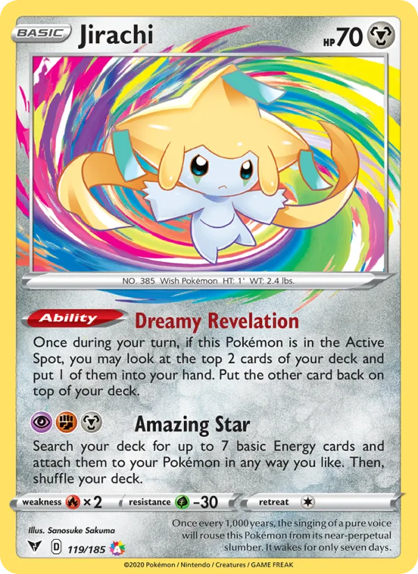 Jirachi · Vivid Voltage 119/185