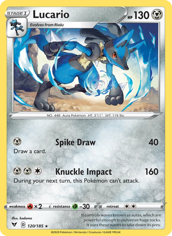 Lucario · Vivid Voltage 120/185