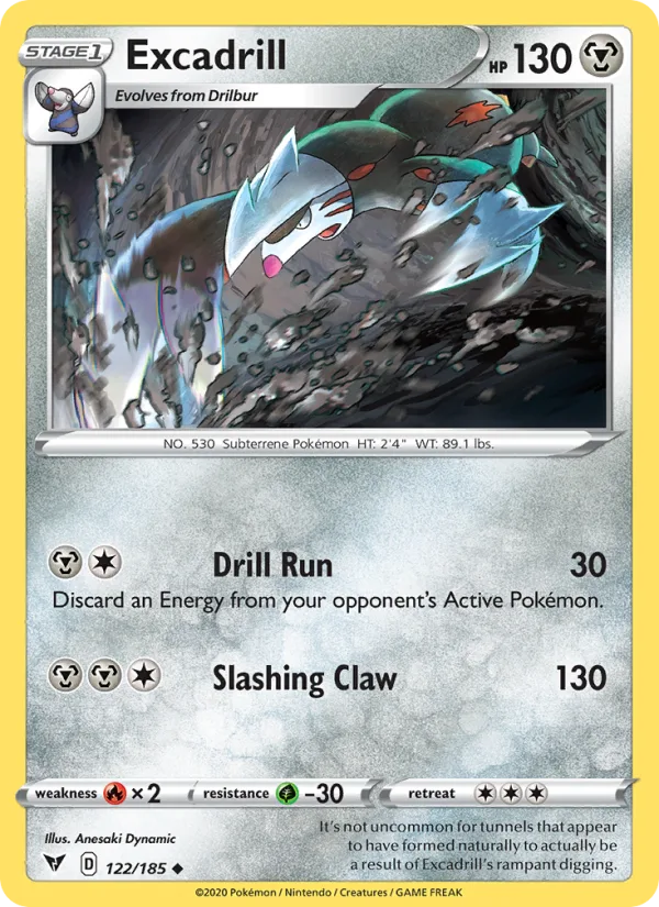Excadrill · Vivid Voltage 122/185