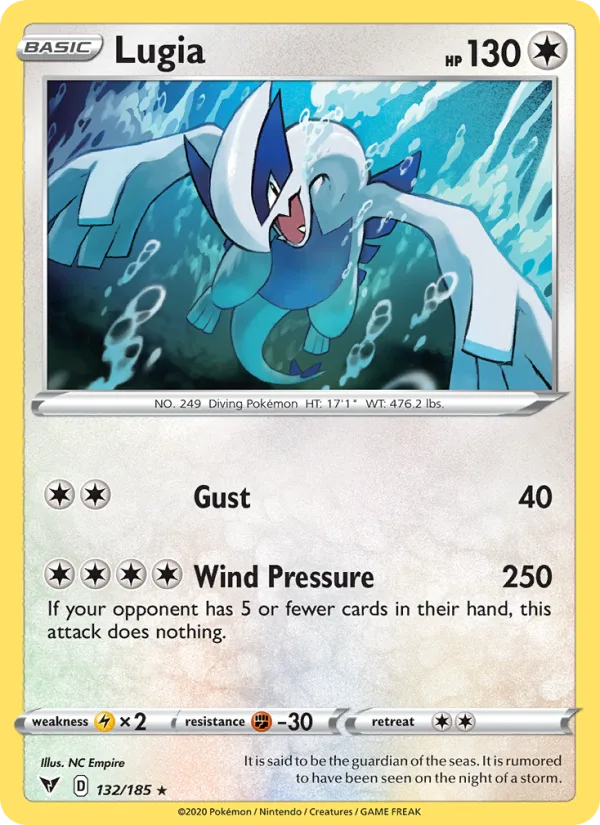 Lugia · Vivid Voltage 132/185
