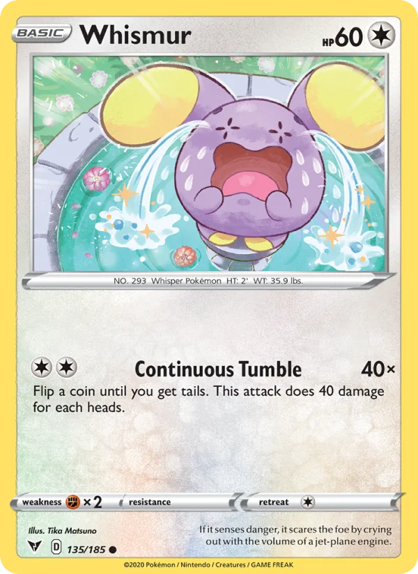 Whismur · Vivid Voltage 135/185