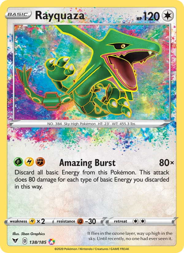 Rayquaza · Vivid Voltage 138/185