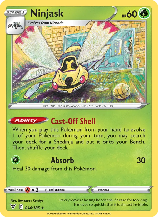 Ninjask · Vivid Voltage 14/185
