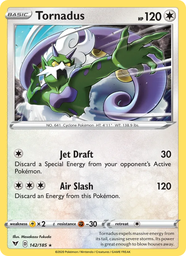 Tornadus · Vivid Voltage 142/185