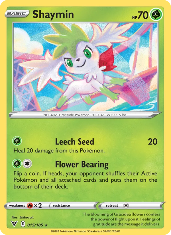 Shaymin · Vivid Voltage 15/185