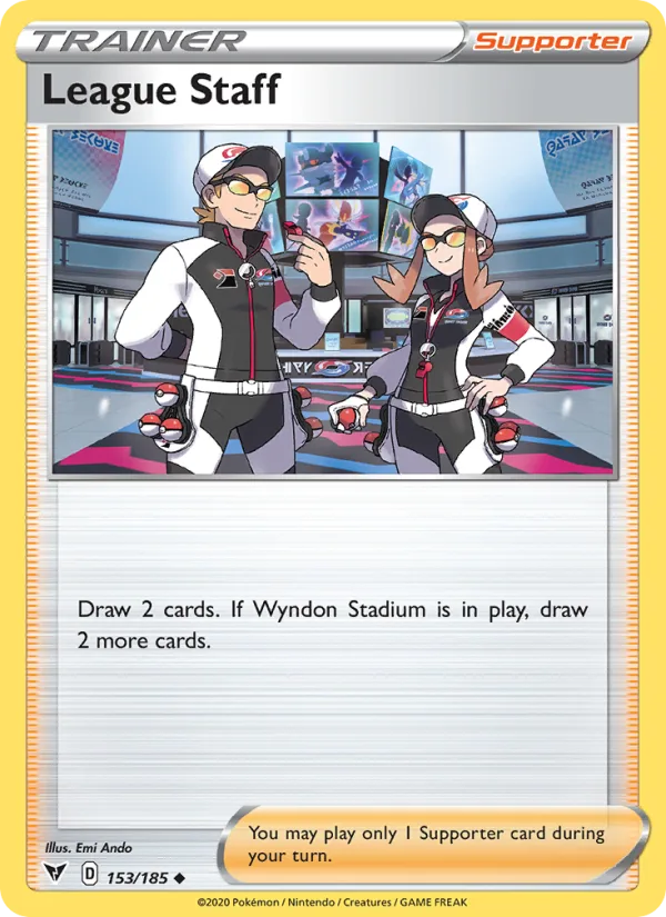 League Staff · Vivid Voltage 153/185