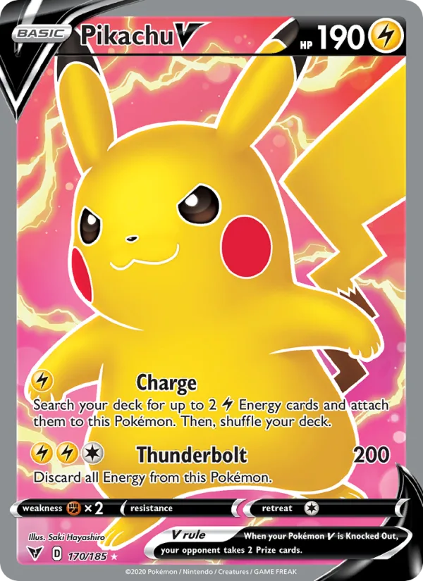Pikachu V · Vivid Voltage 170/185