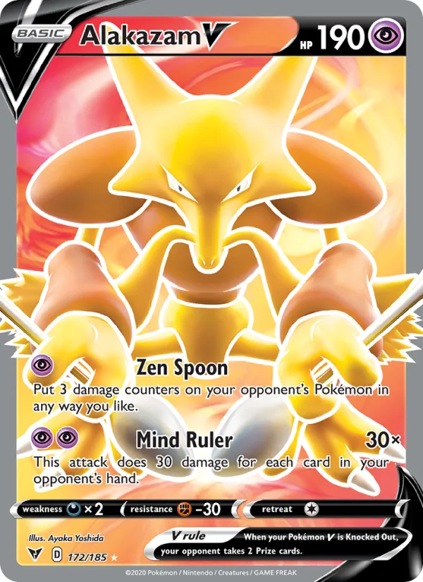 Alakazam V · Vivid Voltage 172/185