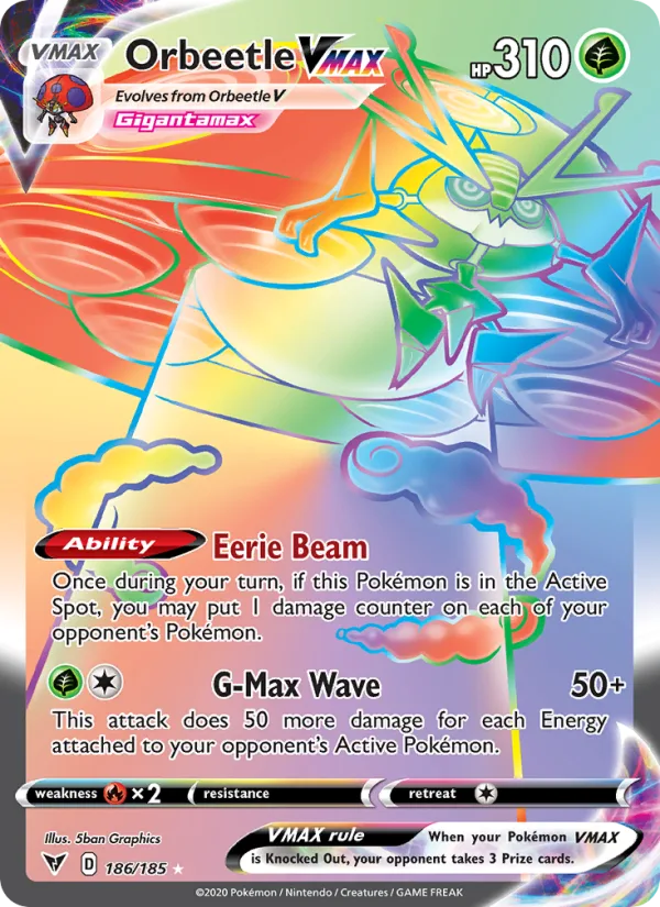 Orbeetle VMAX · Vivid Voltage 186/185