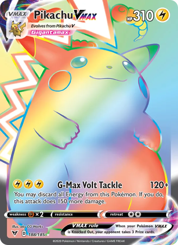 Pikachu VMAX · Vivid Voltage 188/185
