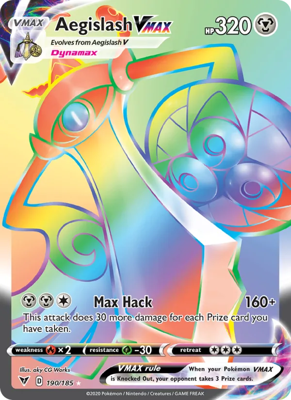 Aegislash VMAX · Vivid Voltage 190/185
