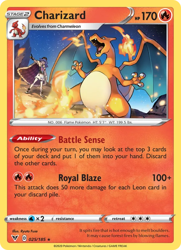 Charizard · Vivid Voltage 25/185