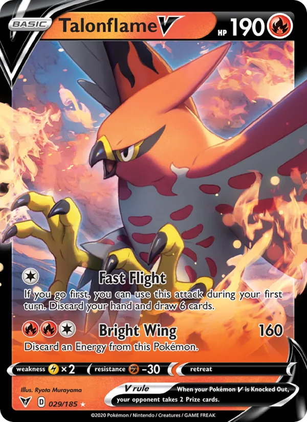 Talonflame V · Vivid Voltage 29/185
