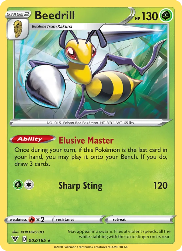 Beedrill · Vivid Voltage 3/185