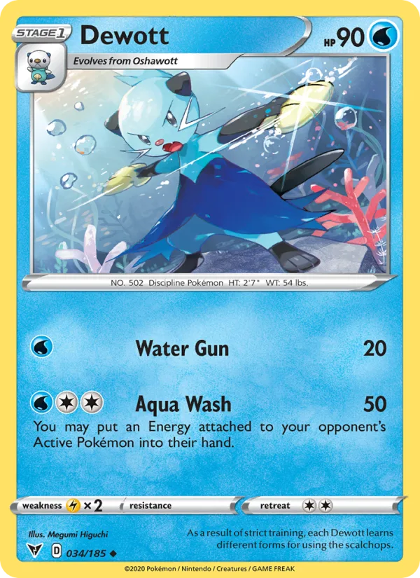 Dewott · Vivid Voltage 34/185
