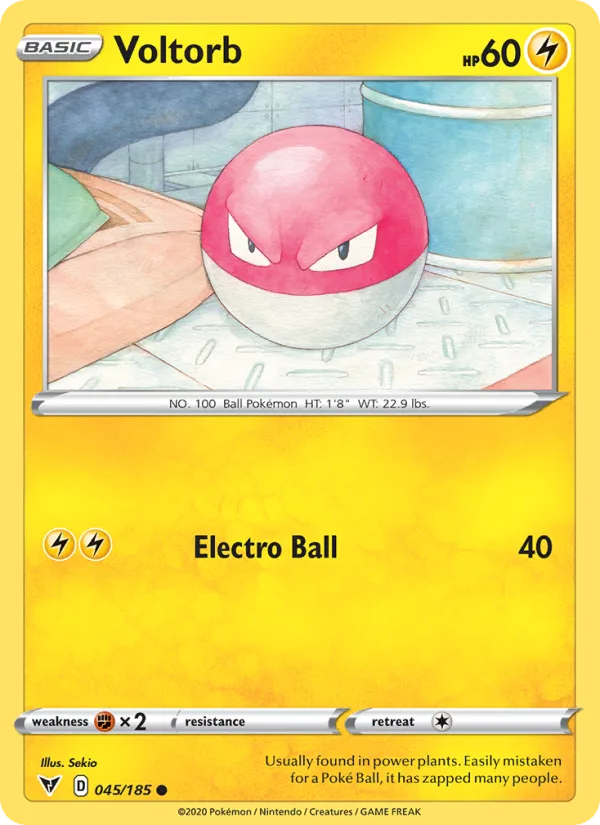 Voltorb · Vivid Voltage 45/185