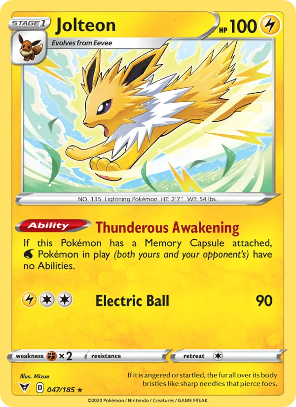 Jolteon · Vivid Voltage 47/185