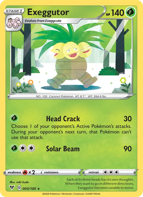 Exeggutor · Vivid Voltage 5/185