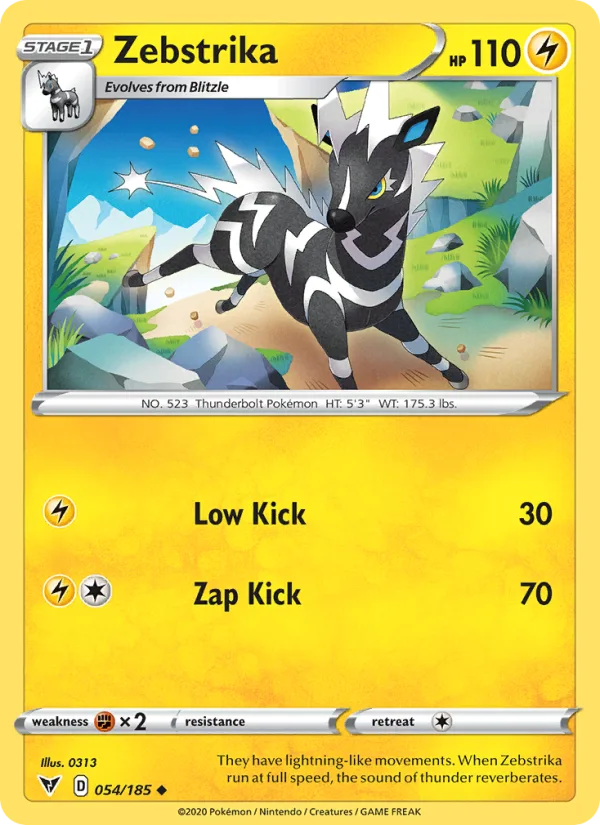 Zebstrika · Vivid Voltage 54/185