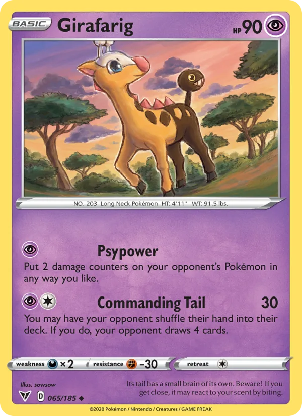 Girafarig · Vivid Voltage 65/185