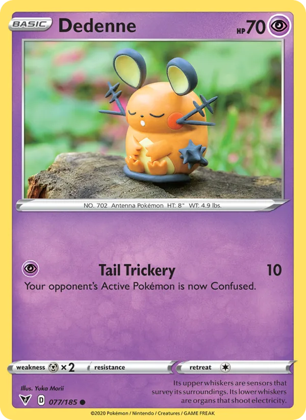 Dedenne · Vivid Voltage 77/185
