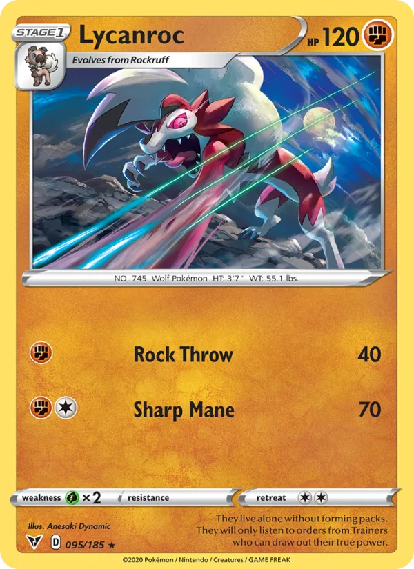 Lycanroc · Vivid Voltage 95/185
