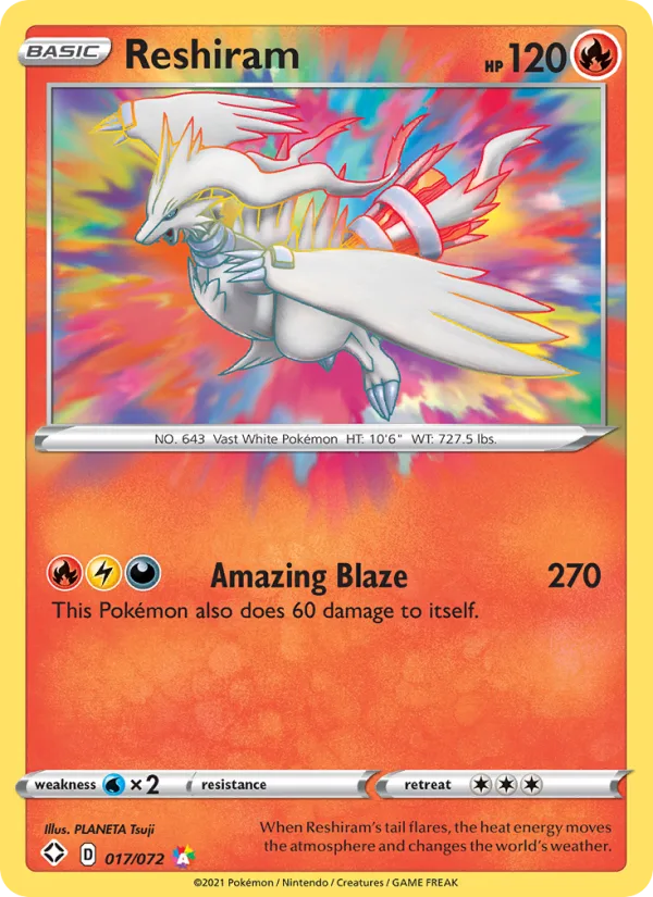 Reshiram · Shining Fates 17/72