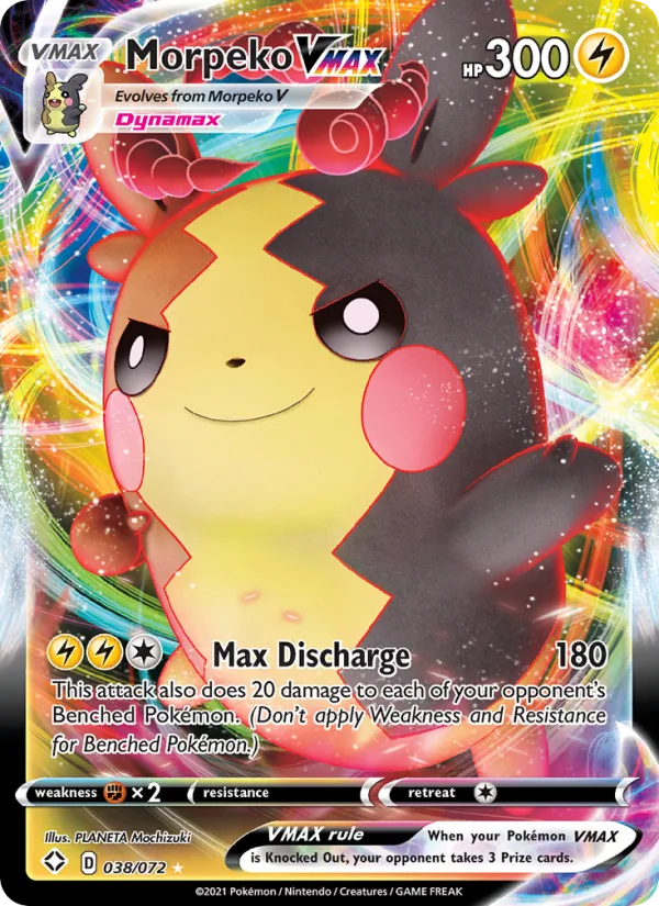 Morpeko VMAX · Shining Fates 38/72