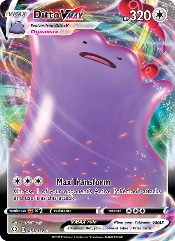 Ditto VMAX · Shining Fates 51/72