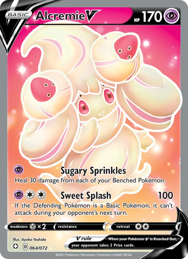 Alcremie V · Shining Fates 64/72