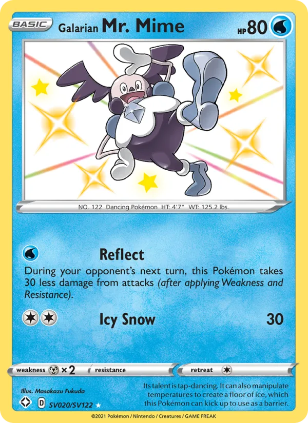 Galarian Mr. Mime · Shining Fates SV020/72