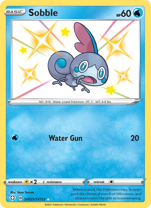 Sobble · Shining Fates SV025/72