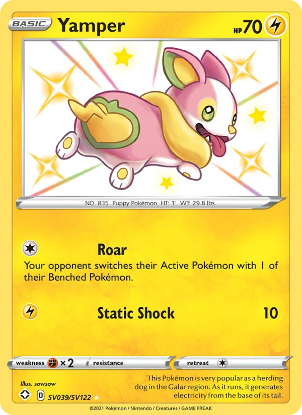 Yamper · Shining Fates SV039/72