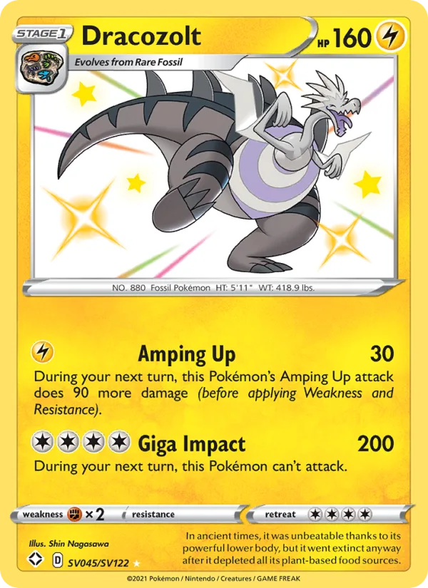 Dracozolt · Shining Fates SV045/72