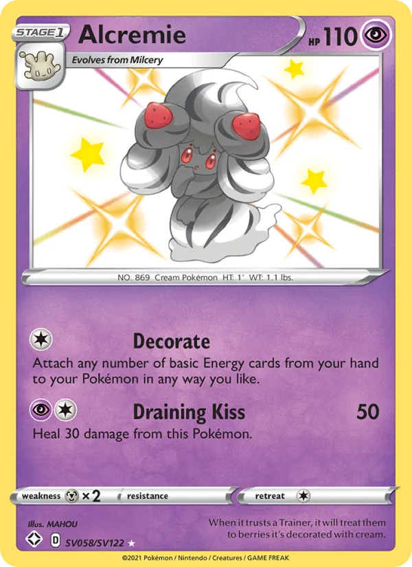 Alcremie · Shining Fates SV058/72