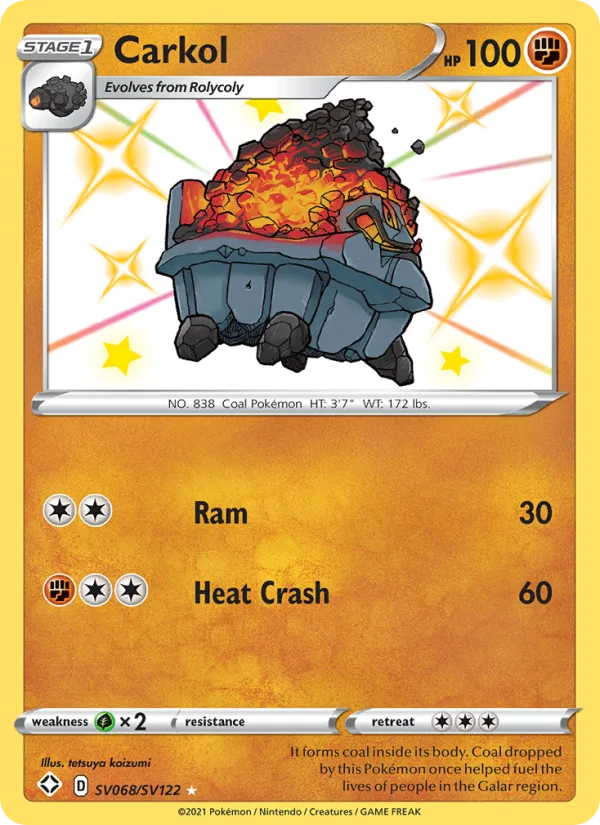 Carkol · Shining Fates SV068/72