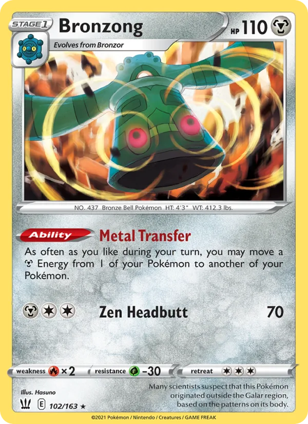 Bronzong · Battle Styles 102/163