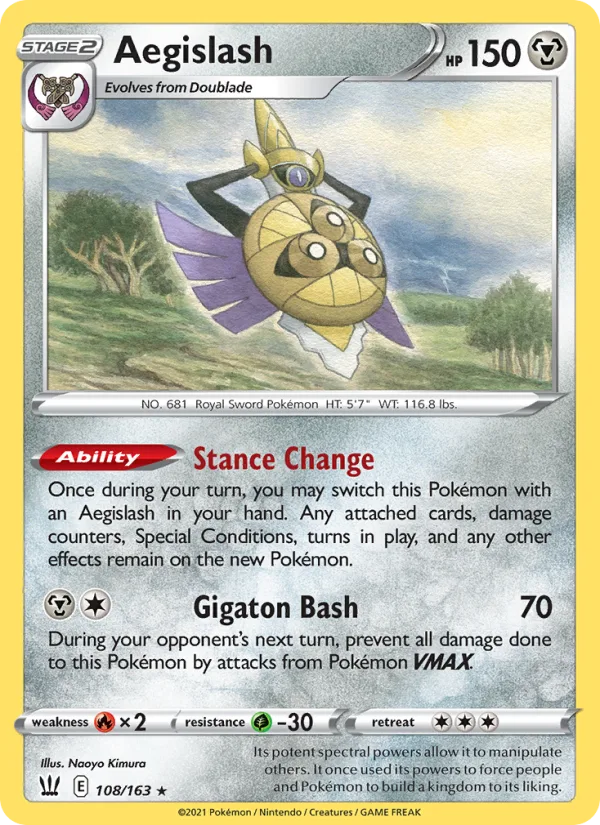 Aegislash · Battle Styles 108/163