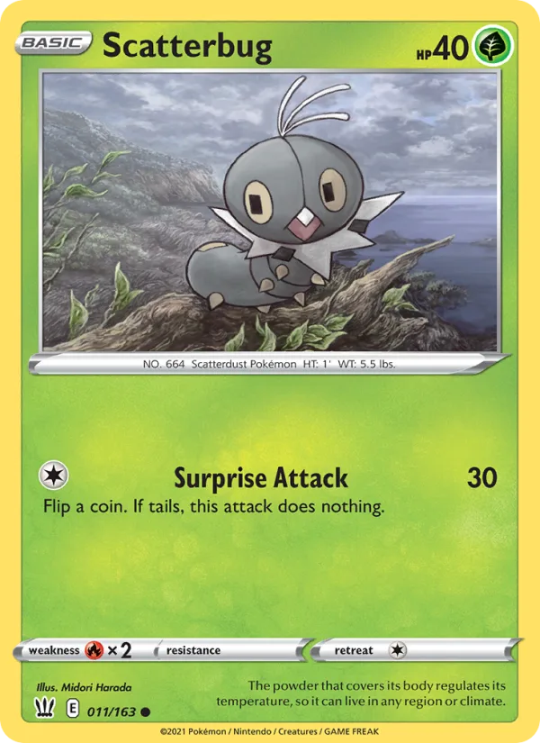 Scatterbug · Battle Styles 11/163