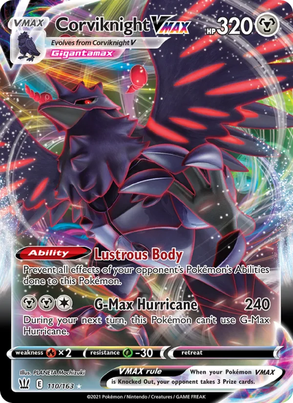 Corviknight VMAX · Battle Styles 110/163