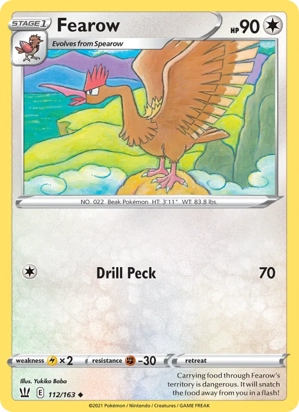 Fearow · Battle Styles 112/163
